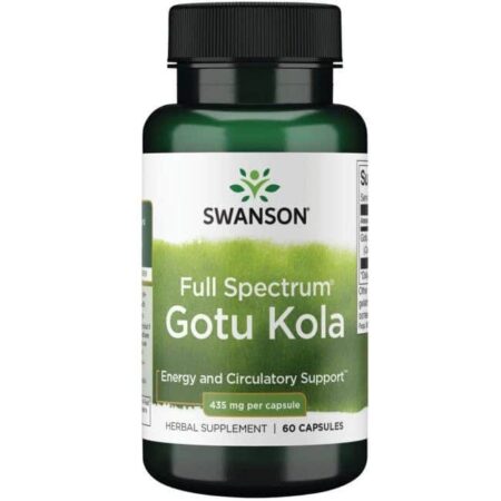 Flacon de Gotu Kola, complément alimentaire Swanson.