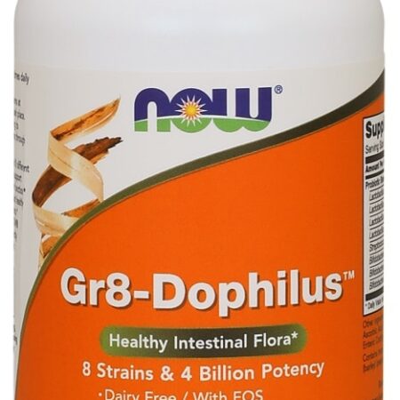 Flacon de probiotiques Gr8-Dophilus, 120 capsules.