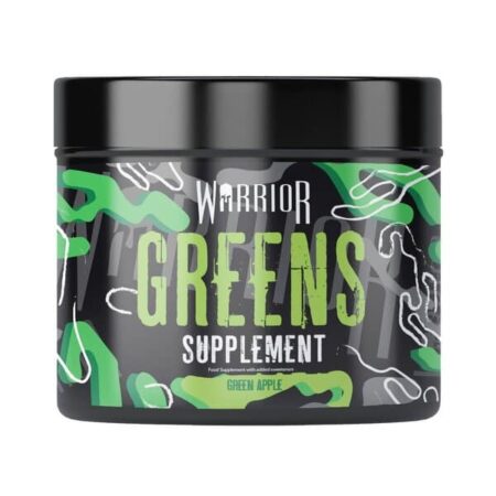 Pot de complément alimentaire Warrior Greens pomme verte.