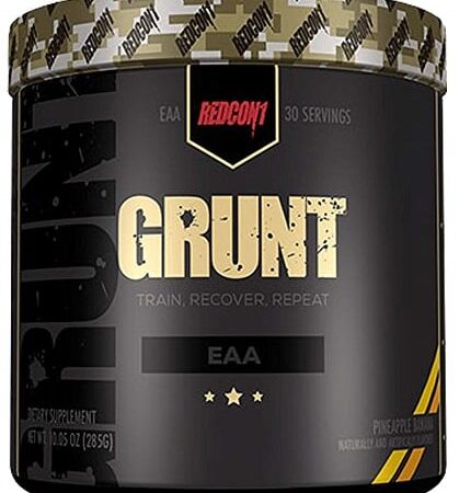 Pot de complément GRUNT EAA, nutrition sportive.