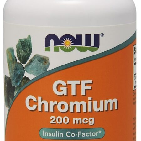 Flacon de supplément GTF Chromium 200 mcg.