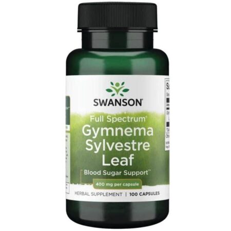 Bouteille de suppléments Gymnema Sylvestre Swanson.
