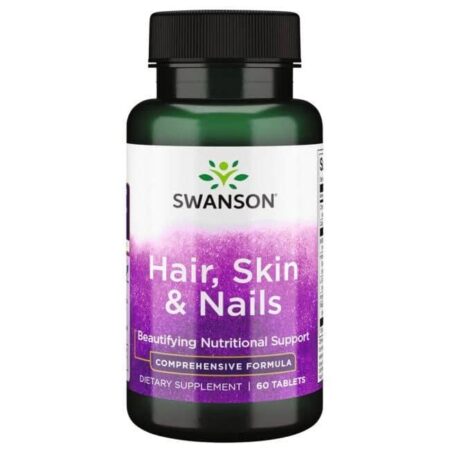 Complément beauté cheveux, peau et ongles Swanson.