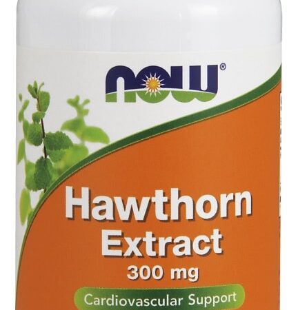 Flacon d'extrait d'aubépine 300 mg.