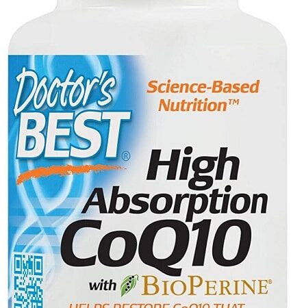 Flacon de complément CoQ10 Doctor's Best.