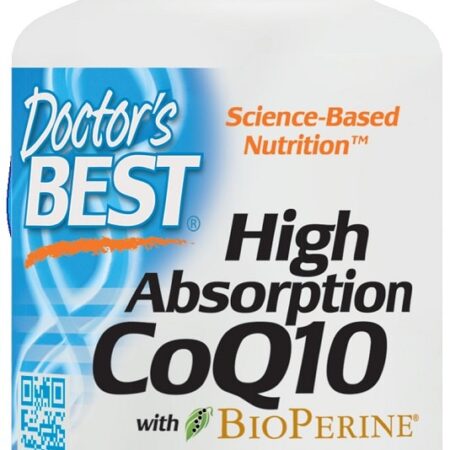 High Absorption CoQ10 with BioPerine, 100mg - 60 vcaps