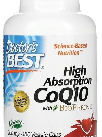 Flacon complément alimentaire CoQ10 Doctor's Best.