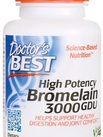 Supplément alimentaire Bromélaïne Doctor's Best.
