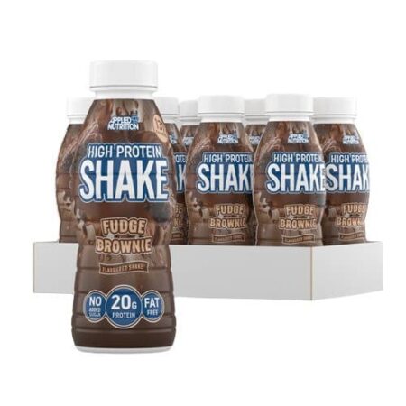 High Protein Shake, Fudge Brownie - 8 x 330 ml.