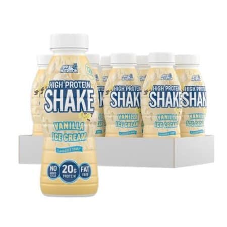 Shake protéiné vanille sans matières grasses.