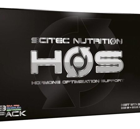 Boîte Scitec Nutrition HOS optimisation hormonale.