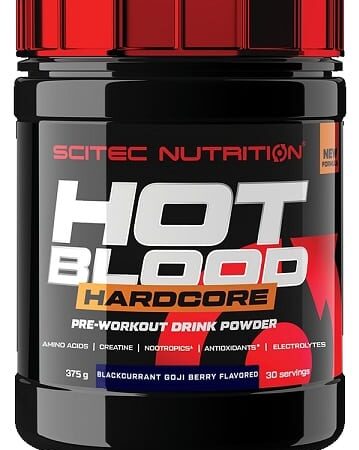 Pot de complément alimentaire pré-entraînement Scitec Nutrition.