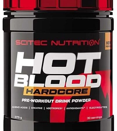 Pot de complément alimentaire Scitec Nutrition pré-entraînement.