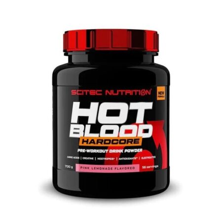Pot de pré-entraînement Hot Blood, Scitec Nutrition.