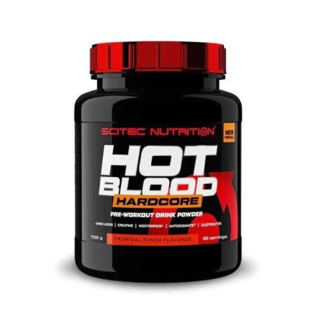 Pot pré-entraînement Hot Blood Scitec Nutrition.