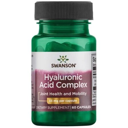 Complément d'acide hyaluronique pour articulations, 60 capsules.