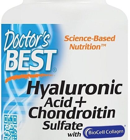 Supplément alimentaire hyaluronique et chondroïtine Doctor's Best.