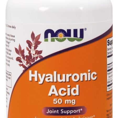 Bouteille de supplément d'acide hyaluronique, 120 capsules végétales.