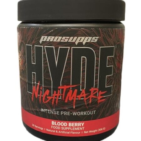 Pot ProSupps Hyde Nightmare pré-entraînement, saveur Blood Berry