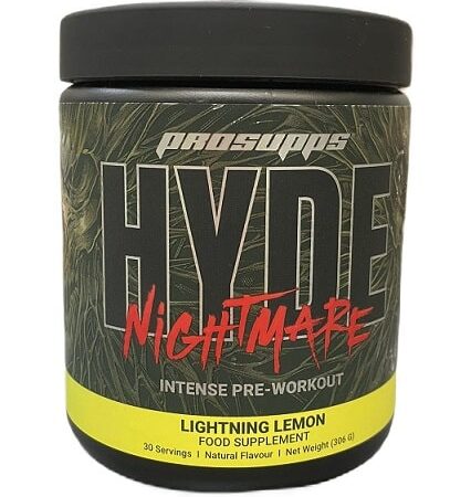 Pot de complément alimentaire ProSupps Hyde Nightmare Lemon.