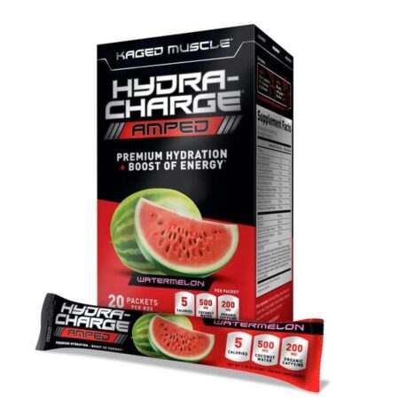 Hydra-Charge Amped, Watermelon - 20 packets