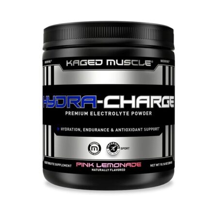 Poudre d'électrolytes Hydra-Charge, saveur limonade rose.