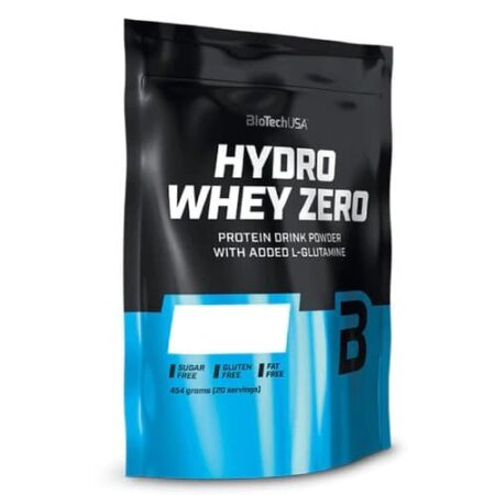 Poudre protéinée Hydro Whey Zero sans sucre/gluten/gras.