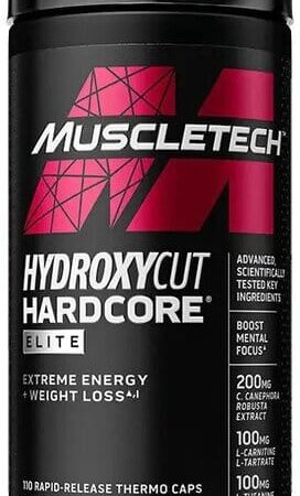 Supplément diététique pour perte de poids Hydroxycut Elite.