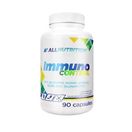 Flacon Allnutrition Immuno Control, supplément alimentaire, 90 gélules.