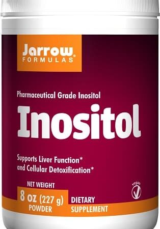 Pot de complément alimentaire Inositol Jarrow Formulas.