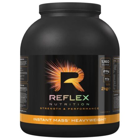 Pot de protéine Reflex Nutrition pour prise de masse.