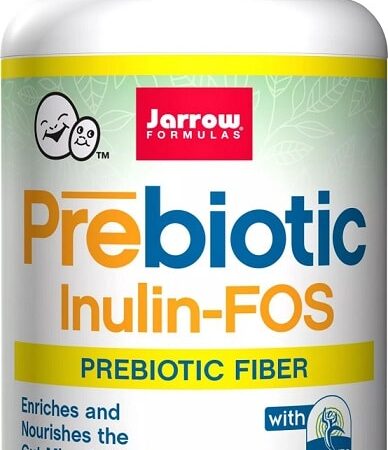 Complément alimentaire prébiotique Inulin-FOS en poudre.