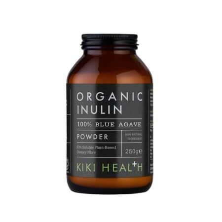 Pot de poudre d'inuline biologique Kiki Health.