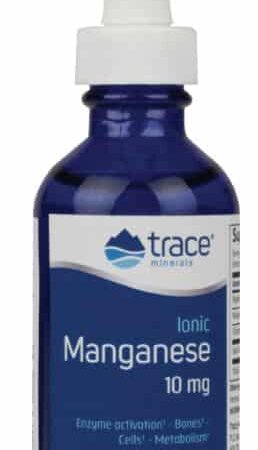 Flacon supplément manganesé 10 mg, compte-gouttes.