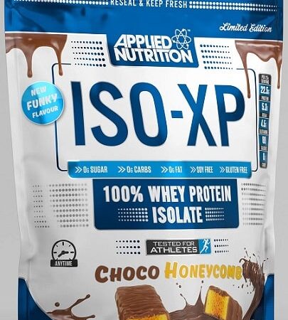 Protéine whey ISO-XP saveur Choco Honeycomb.