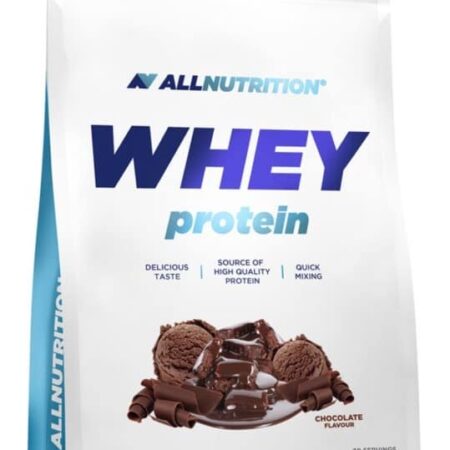Protéine Whey chocolat ALLNUTRITION, complément sportif.