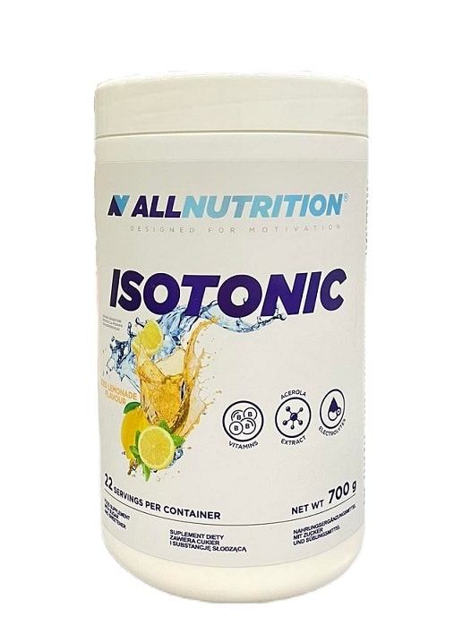 Boisson isotonique en poudre, Allnutrition, citron, sport.