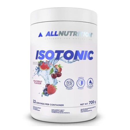 Boisson isotonique multifruits, vitamines, complément alimentaire.