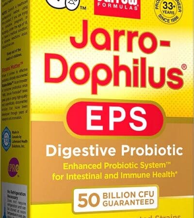 Probiotiques Jarro-Dophilus EPS pour la digestion.