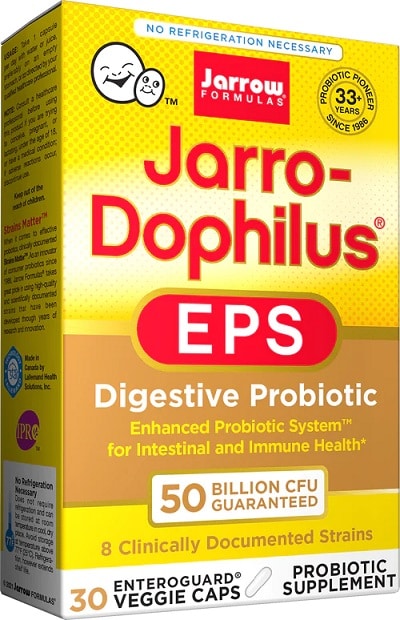 Probiotiques Jarro-Dophilus EPS pour la digestion.