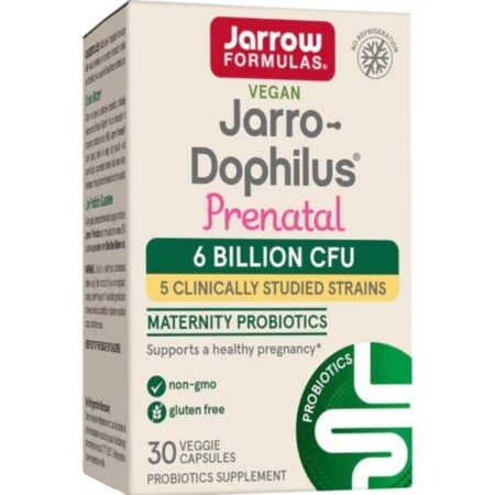Probiotiques prénatals Jarrow, 6 milliards CFU, vegan.