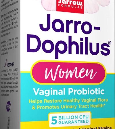 Probiotique Jarrow Formulas pour femmes, capsules végétales.