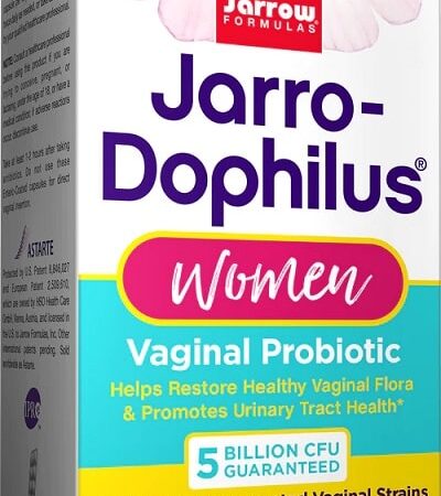 Probiotique Jarrow Formulas pour femmes, capsules végétales.