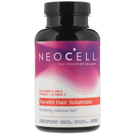 Pot de complément alimentaire Neocell pour cheveux.