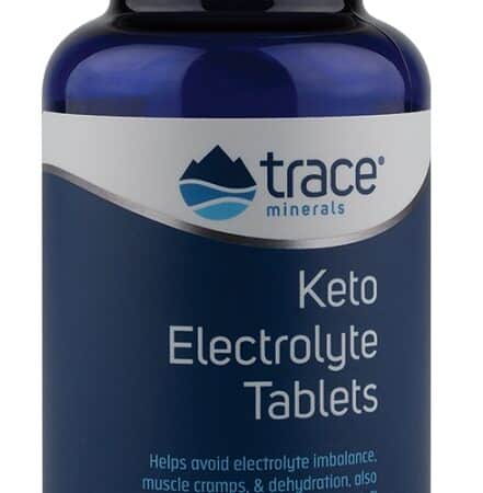 Flacon de comprimés électrolytes Keto, supplément diététique.