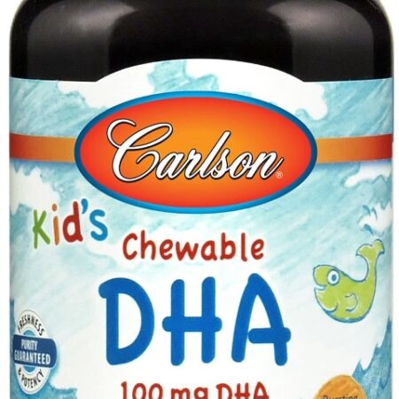 Complément alimentaire DHA pour enfants, Carlson, 120 gélules.
