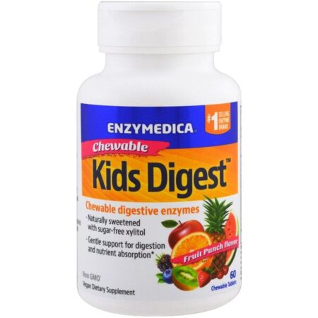 Enzymes digestives à mâcher pour enfants.