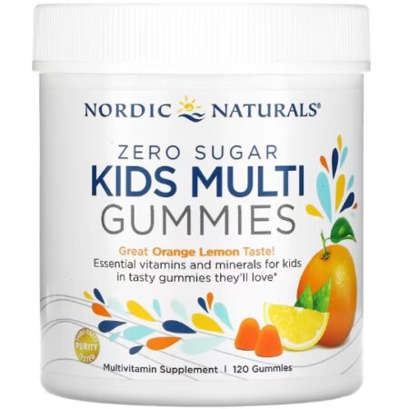 Multivitamines sans sucre pour enfants, Nordic Naturals, gommes.