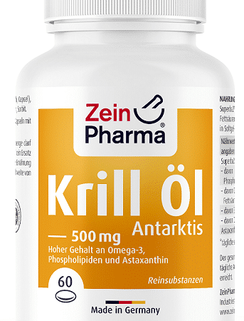 Huile de krill, complément oméga-3, ZeinPharma, 500mg.
