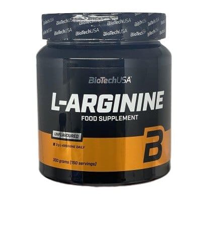 Complément alimentaire L-Arginine BioTechUSA non aromatisé.